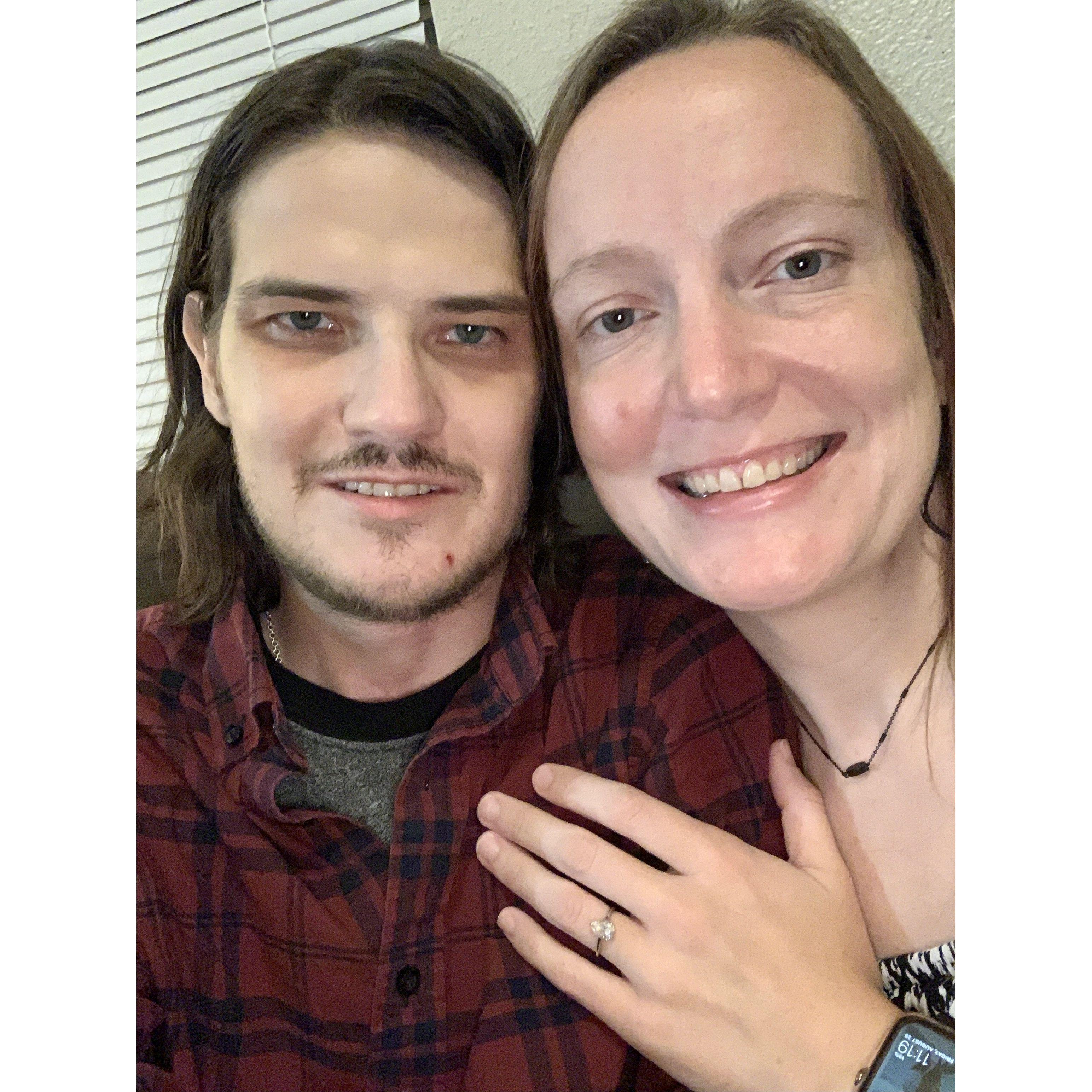 Taken the night we got engaged. 8/25/2023