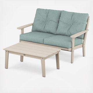 Lakeside 2-Piece Lounge Loveseat Set
