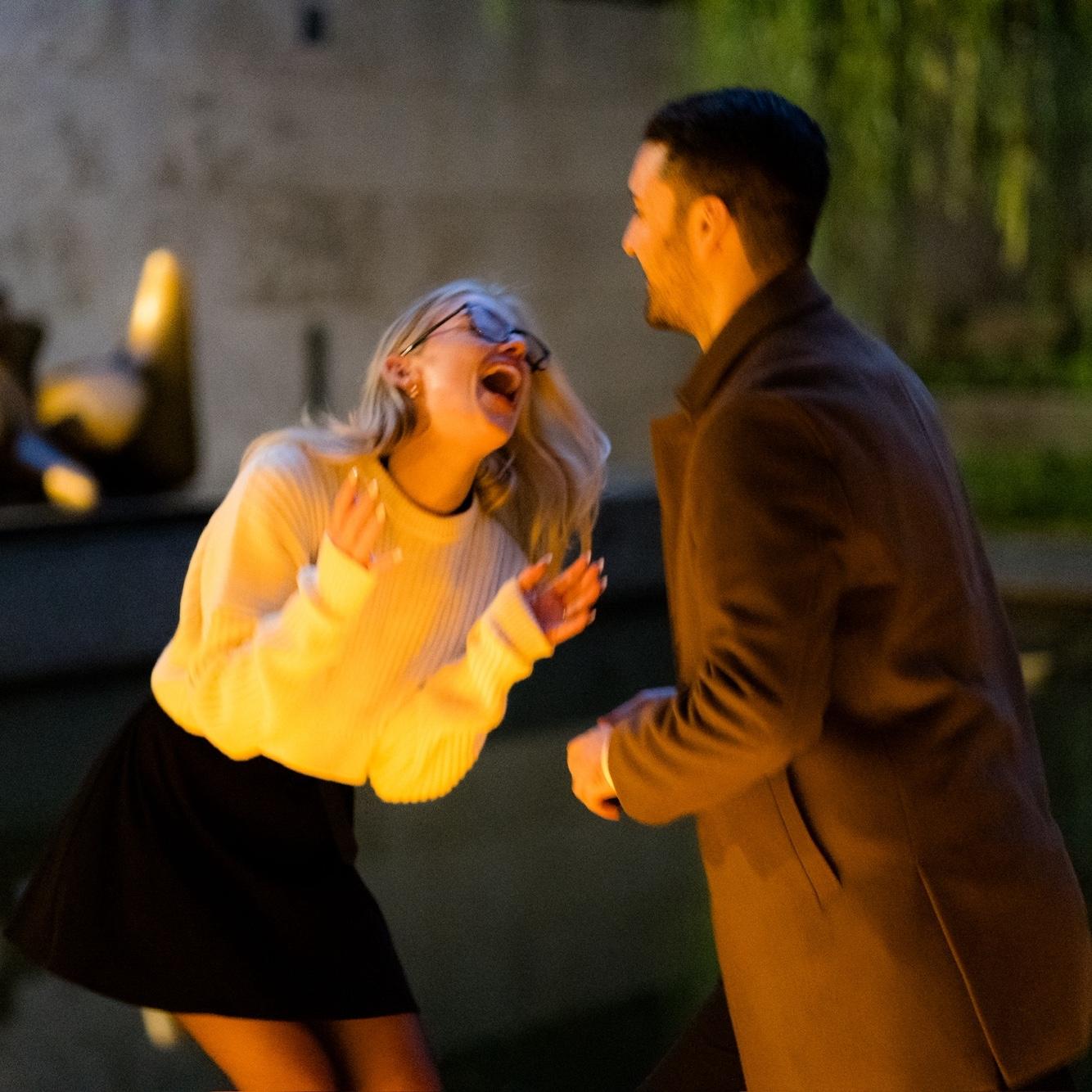 Don't be silly, of course she said yes!