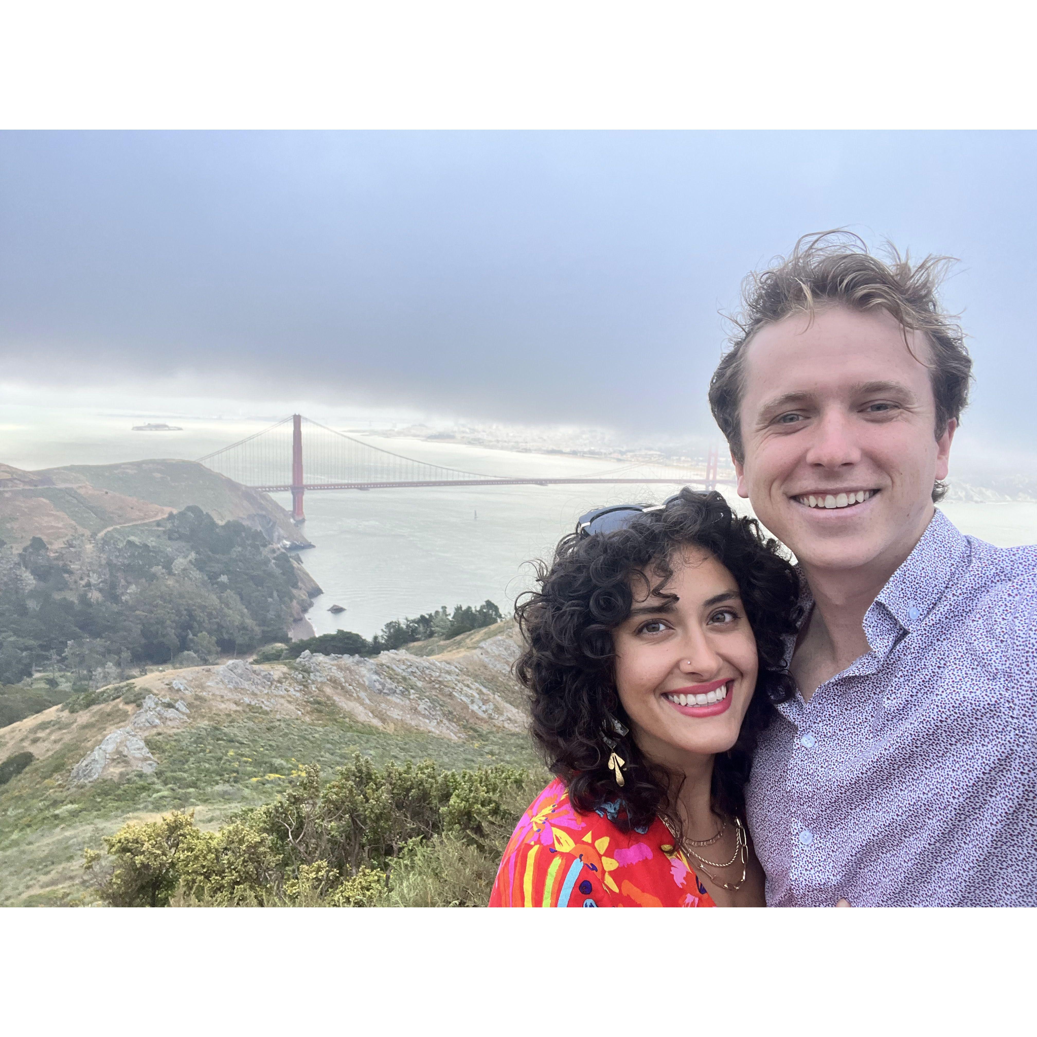 Our first time in San Francisco together.