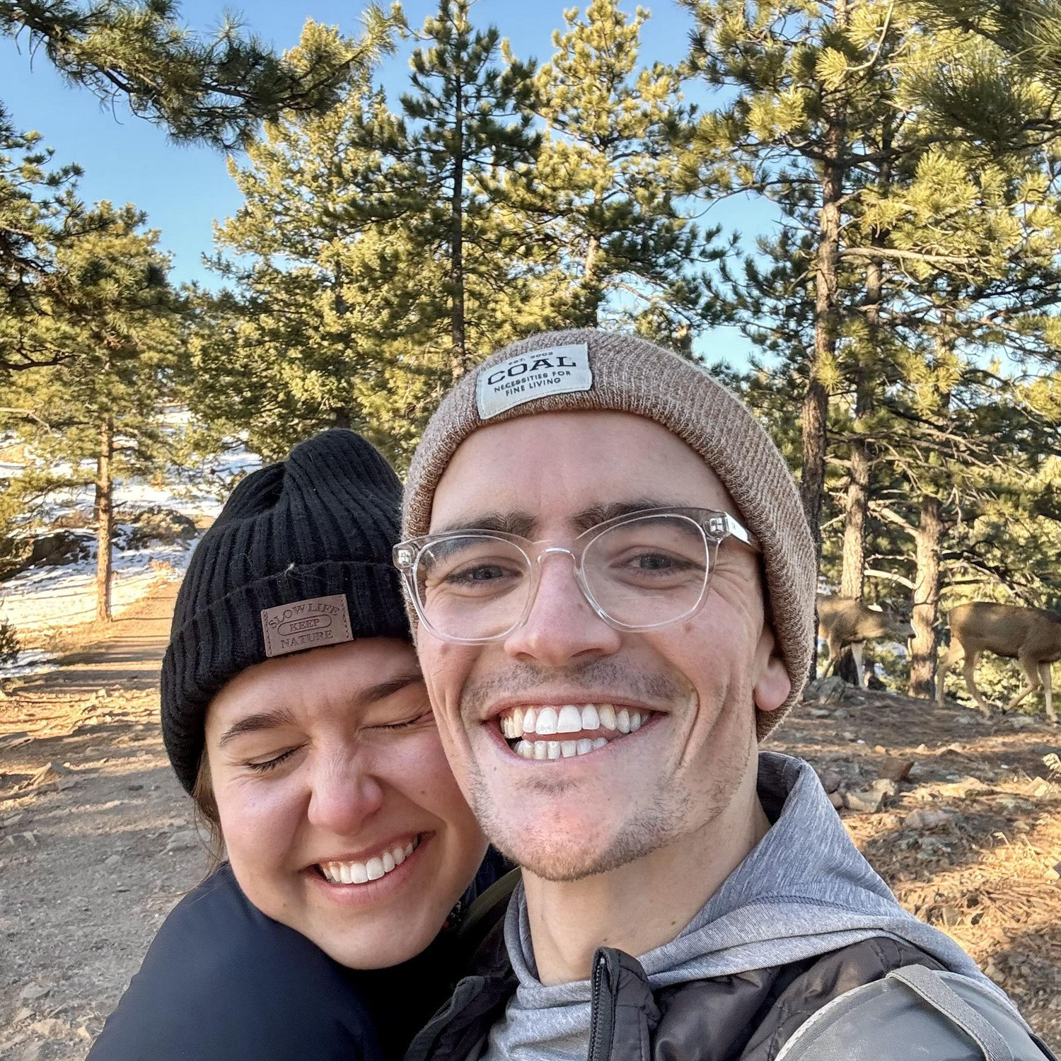 Our first photo together