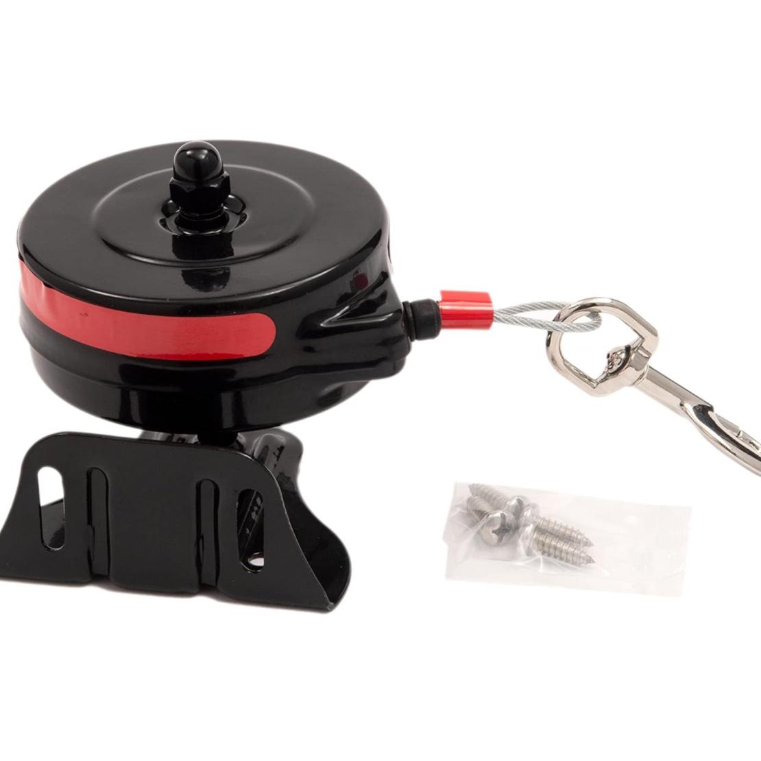 Lixit Bracket Mount and Stake Retractable Leash Tie Outs for Dogs (Bracket, Large)