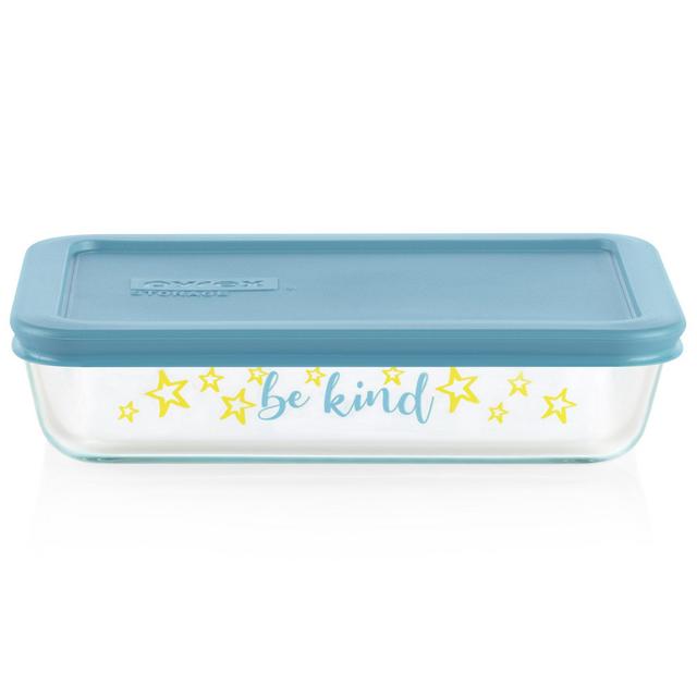 Pyrex®Sentiments Be Kind 3-cup Glass Food Storage Container (Lid Sold Separately)