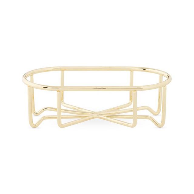 Gold Two-Bottle Caddy