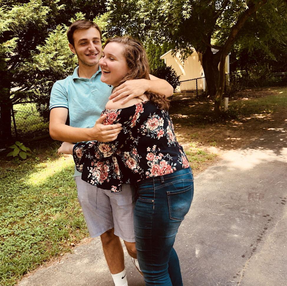 our first picture as a couple