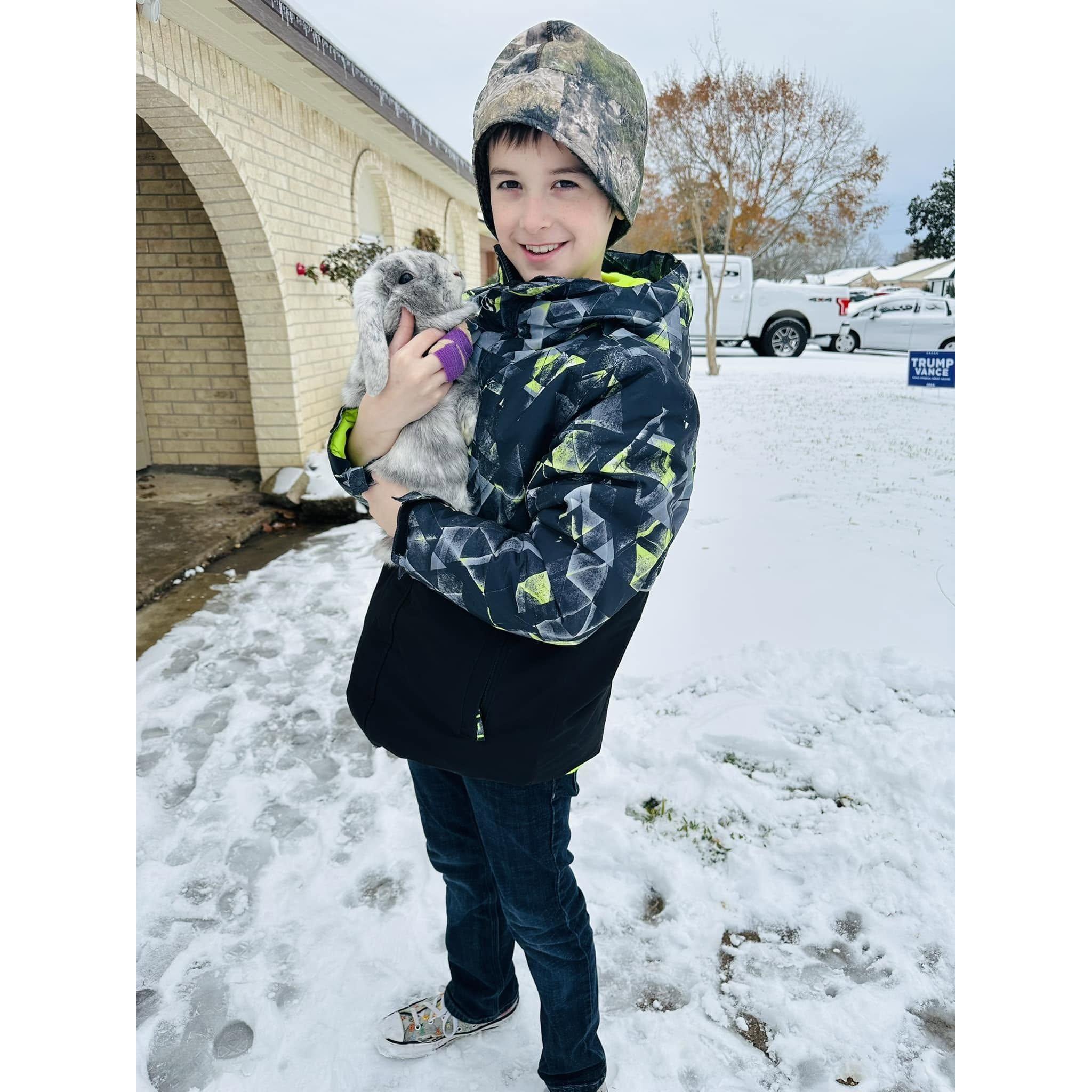 Then they brought the snow back to Texas for a day! (You're welcome everyone!)