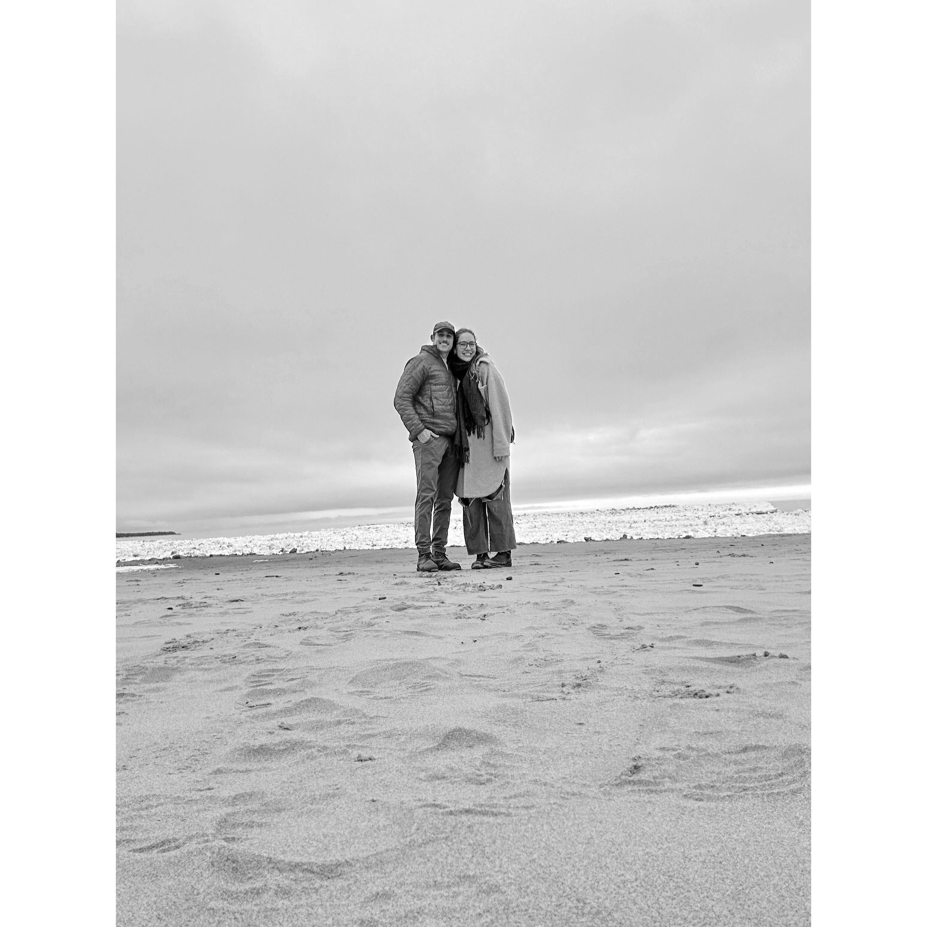 Our favorite beach, headed to the fitz
