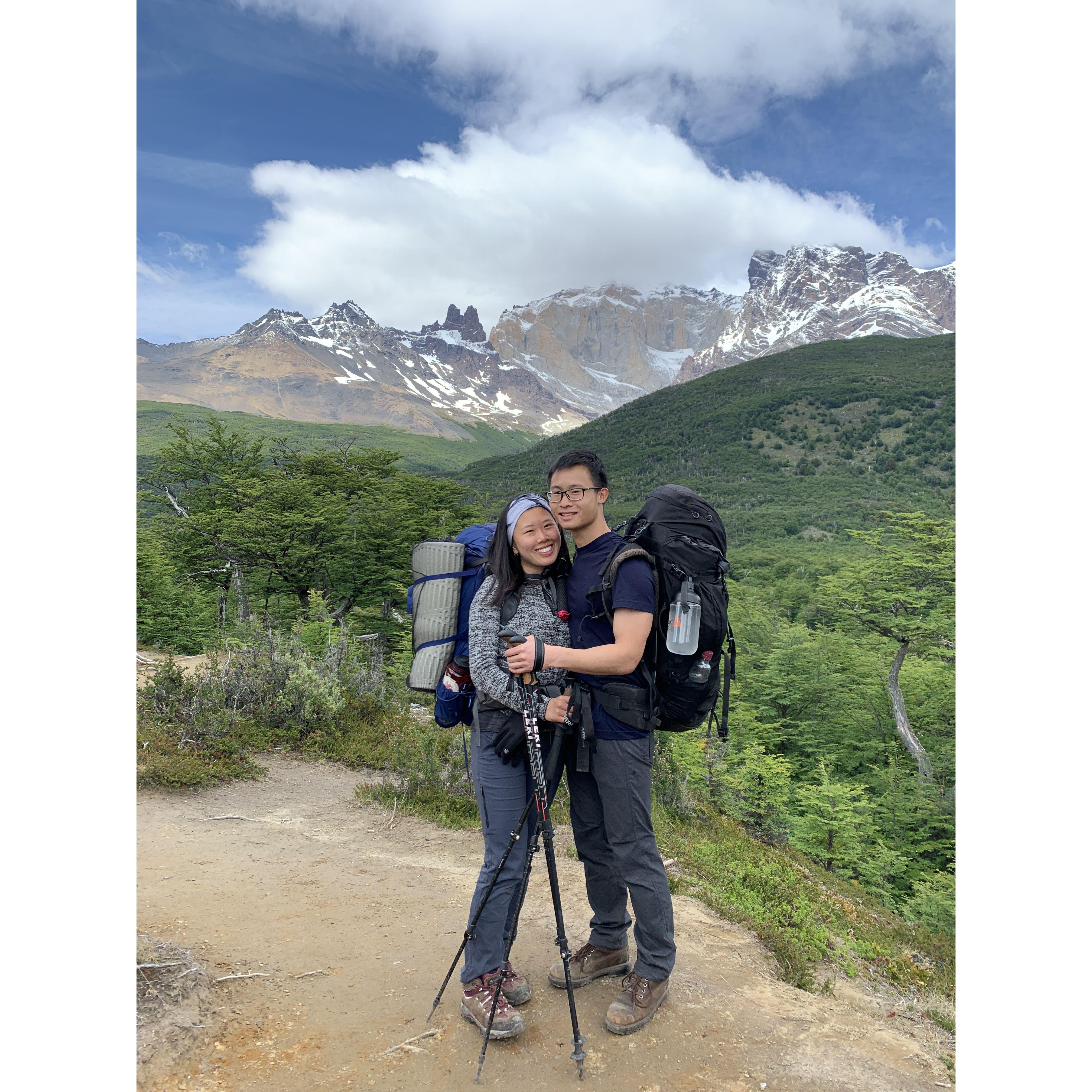 Patagonia 2019 - We went on a 10 day backpacking trip in Torres Del Paine with several of Michelle's friends from her volunteer teaching program