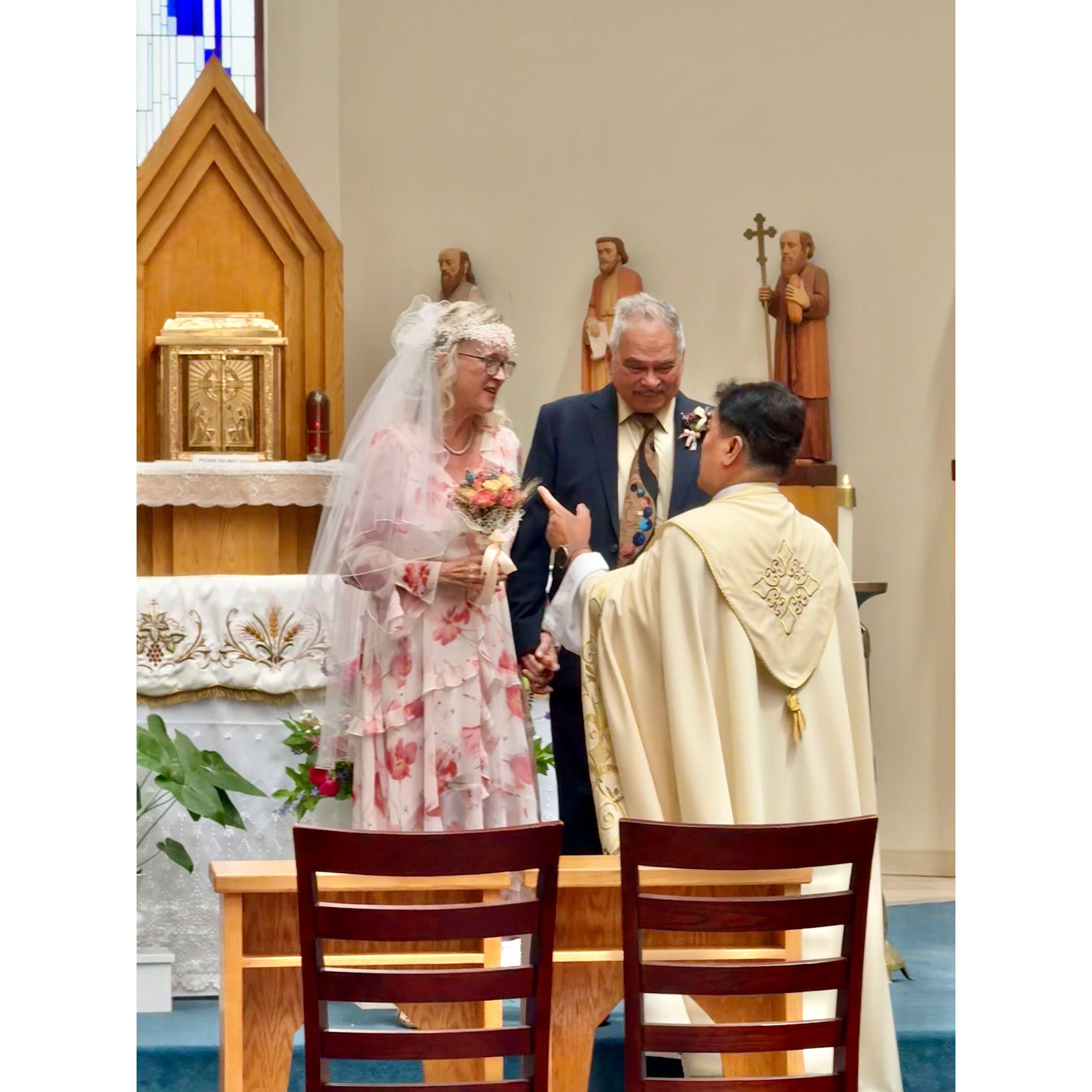 A new beginning as husband and wife!