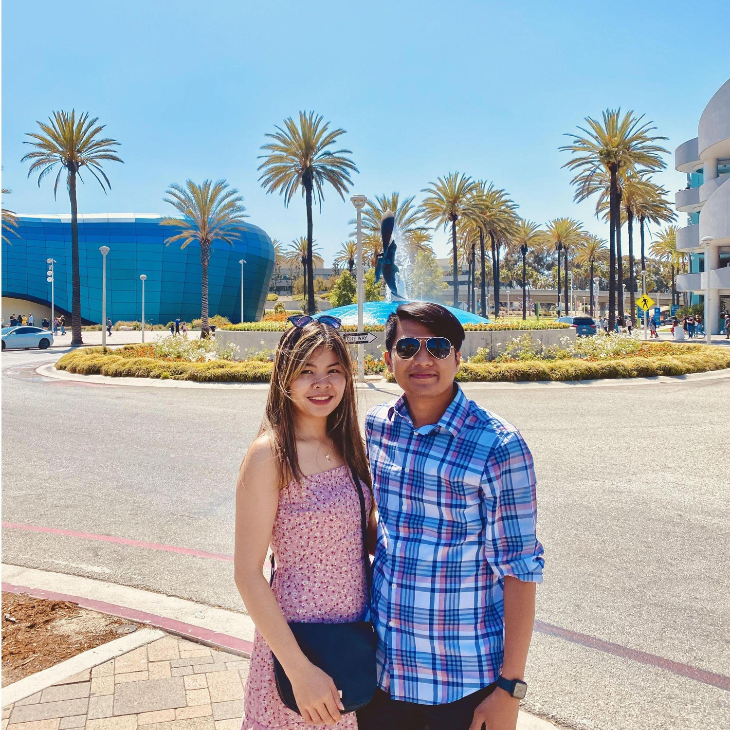 We did a long road trip along the California coast before our long-distance relationship started.