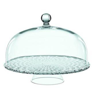 Nachtmann Bossa Nova Footed Cake Plate With Dome