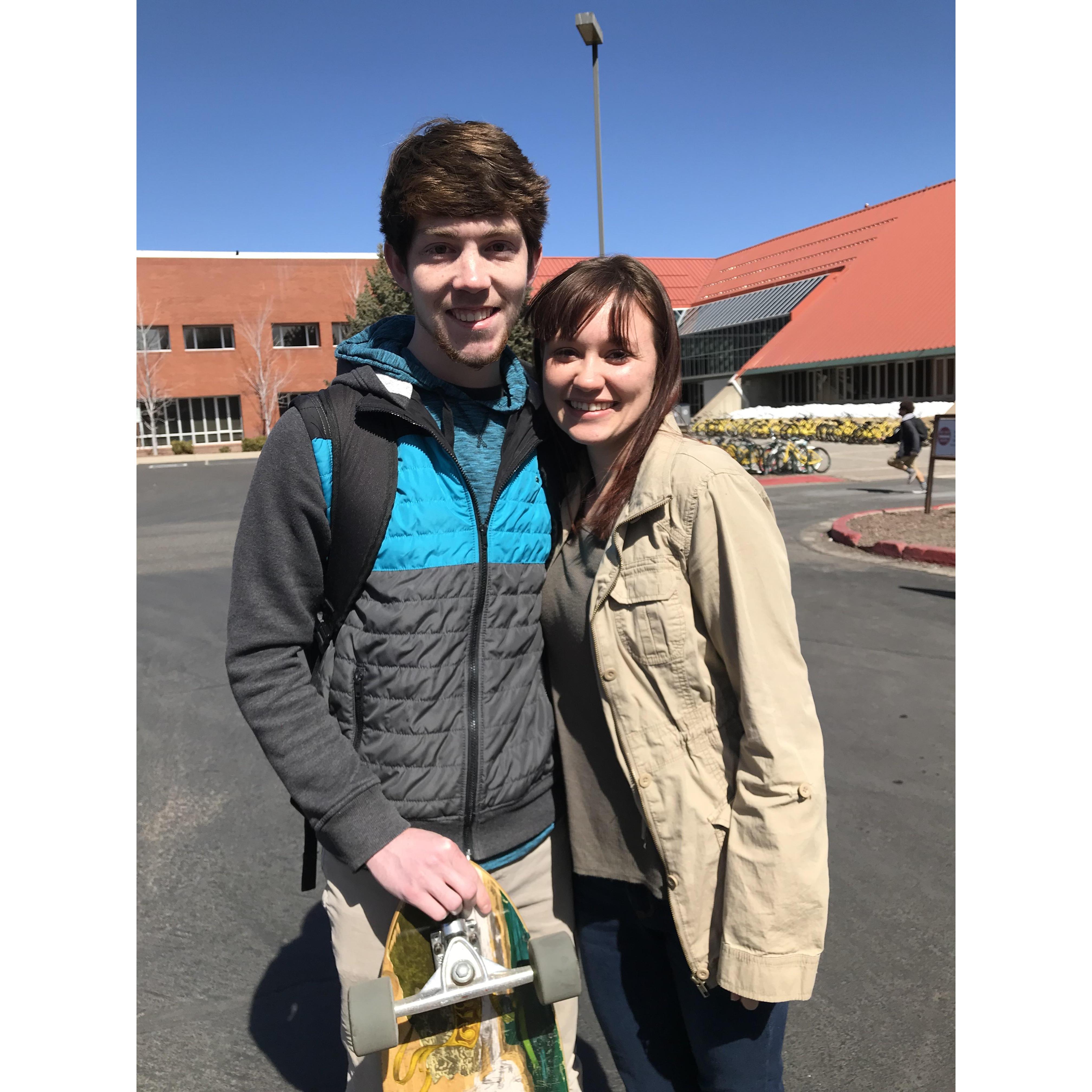 We should take a picture of just us, huh? 03-05-18