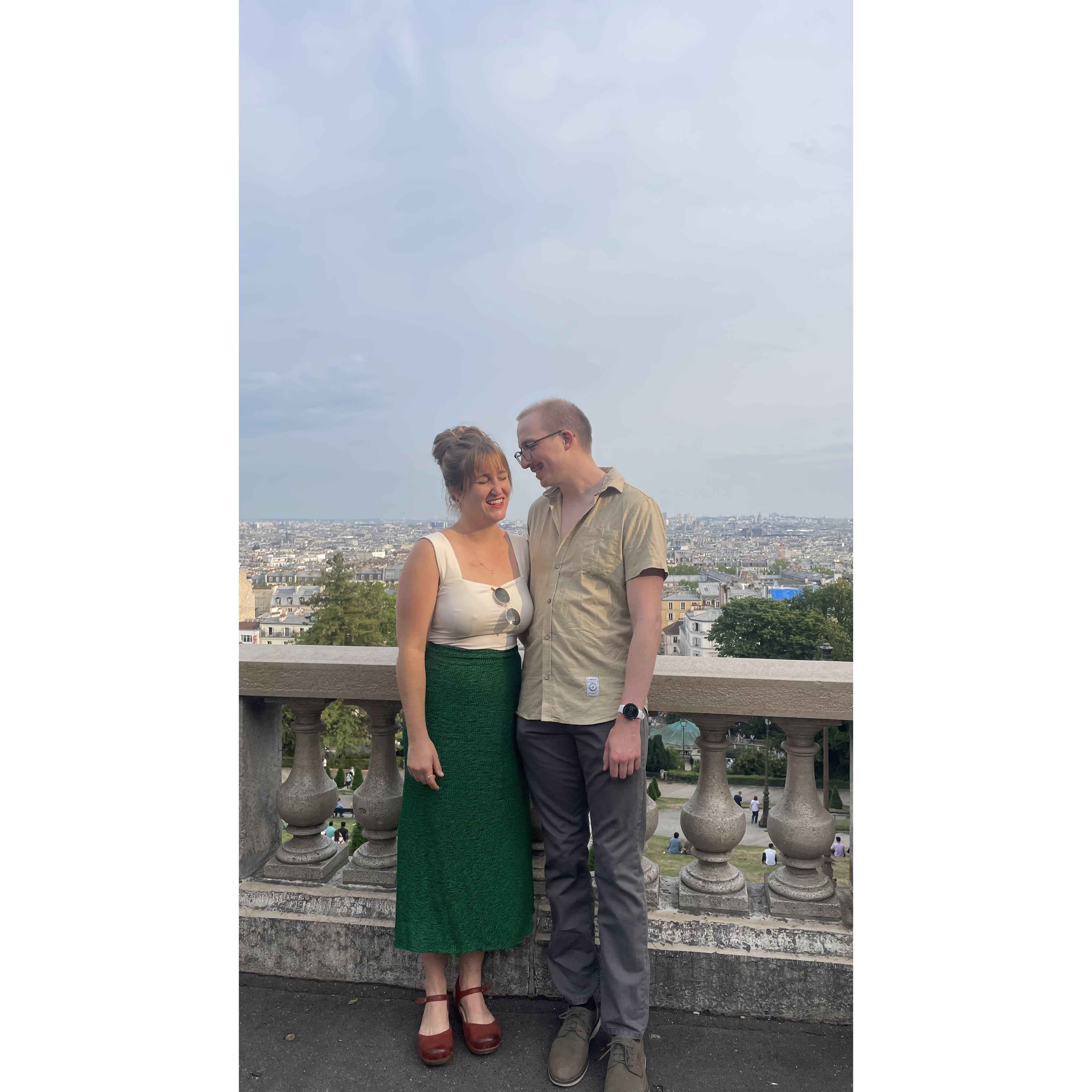 Madison got to go to Geneva for work, so we took a quick side trip to Paris- pre-honeymoon?