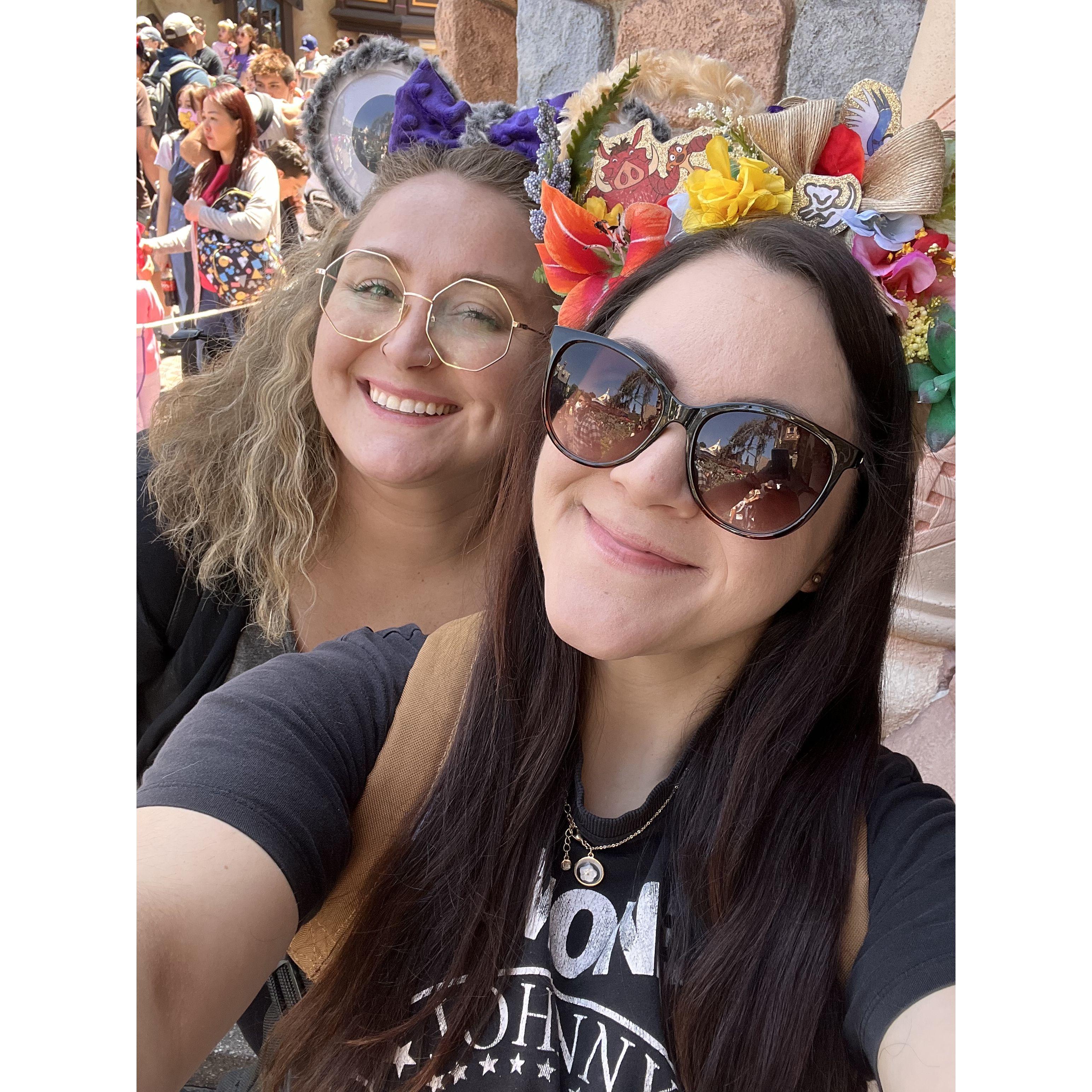 Carissa and her high school friend Martine