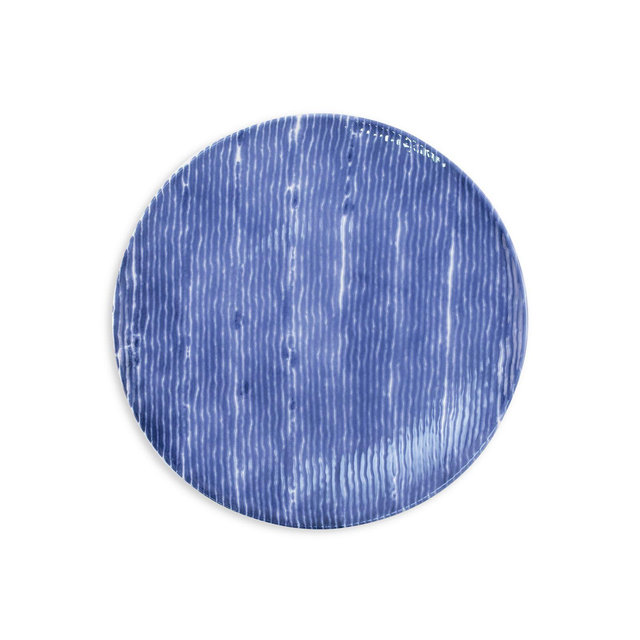 VIETRI Santorini Striped Salad Plate