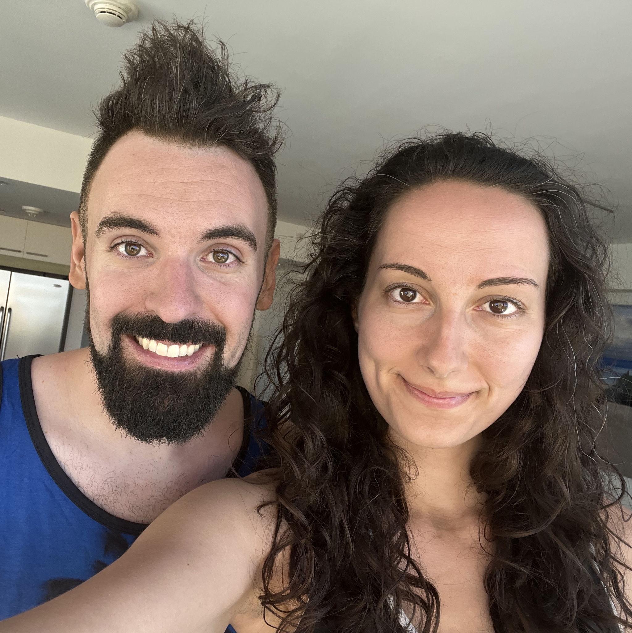 Crazy hair after off-roading in Aruba