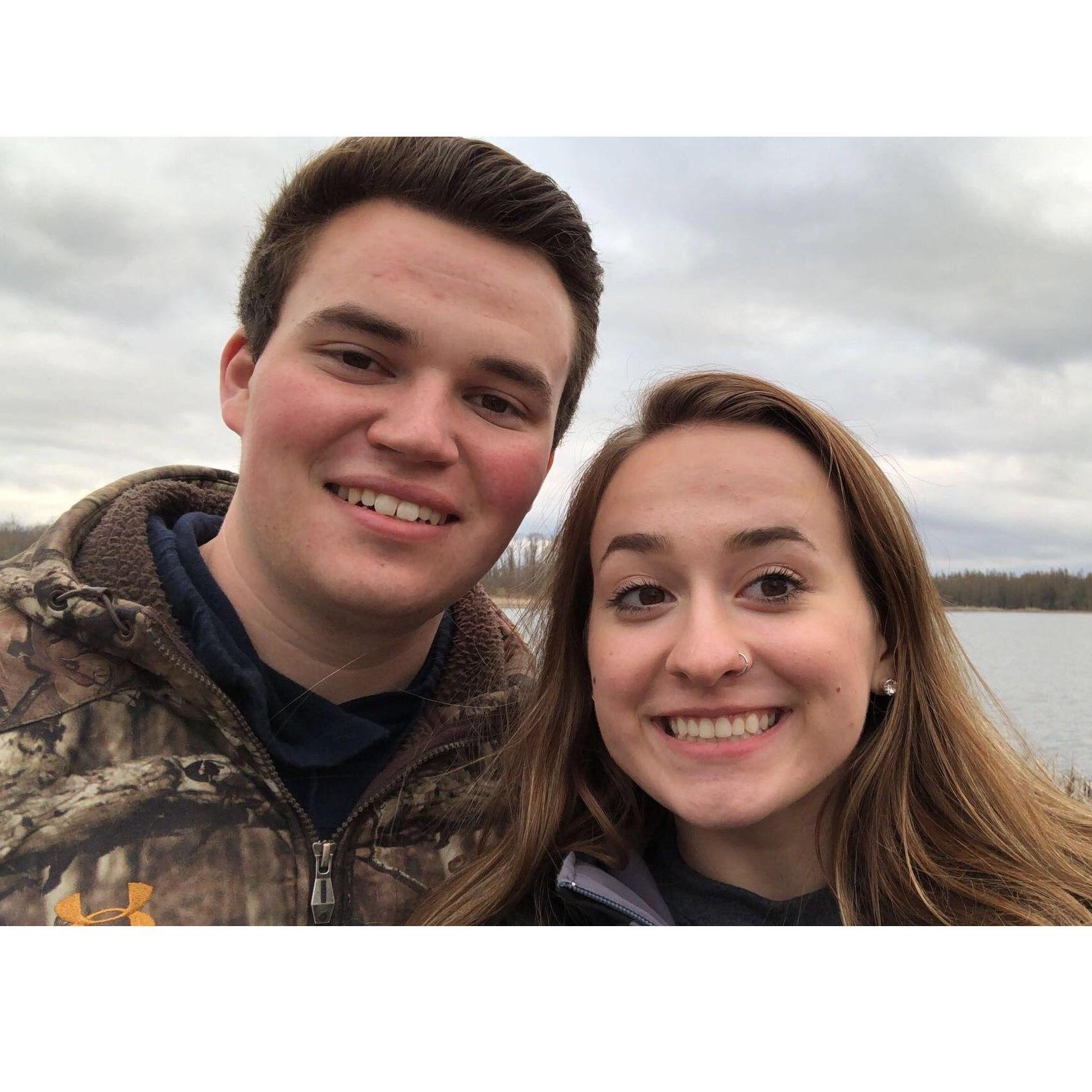 This was Lexie’s first time at the property our wedding will take place. April 2019.