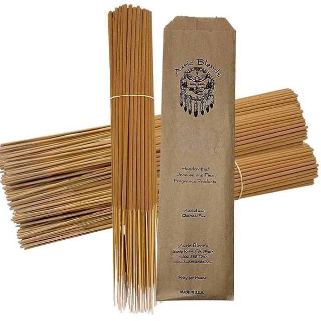 Auric Blends Sandalwood Rose Hand Dipped Incense Sticks, 11" - Bundle of 100 Sticks