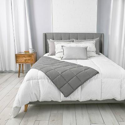 48" x 72" Essentials Weighted Blanket Gray - Tranquility