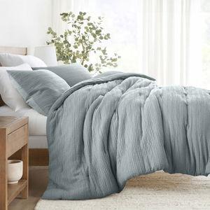 Waffle Textured Down Alternative Comforter Set | Linens & Hutch