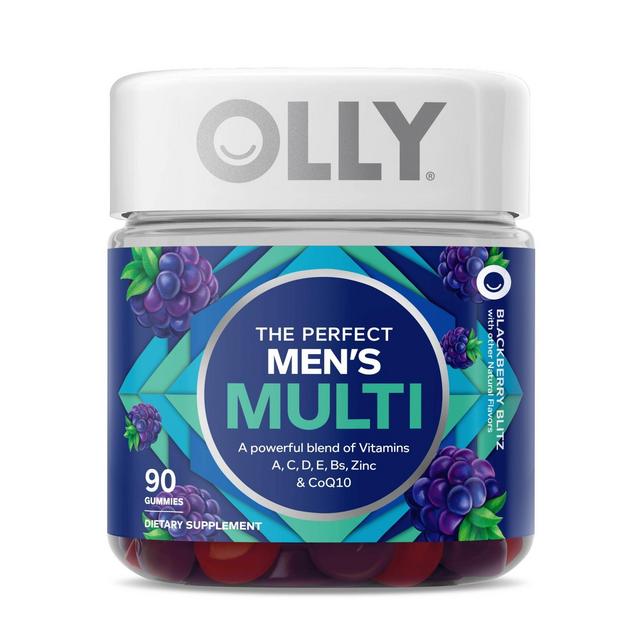OLLY Men's Multivitamin Gummy - Blackberry Blitz - 90ct