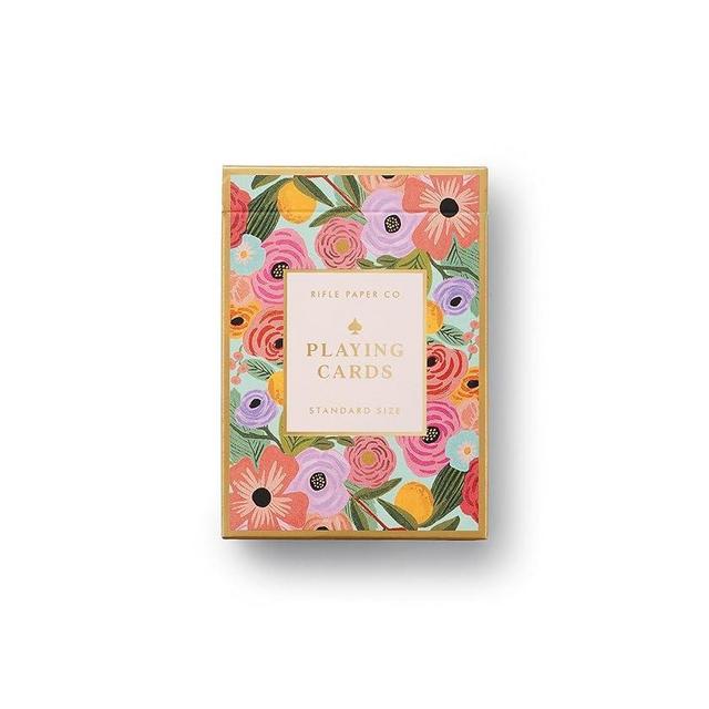RIFLE PAPER CO. Garden Party Themed Playing Cards for Adults, Standard Deck of Cards for Card Games and Poker at Home or Party, Beautiful Printed Floral Design