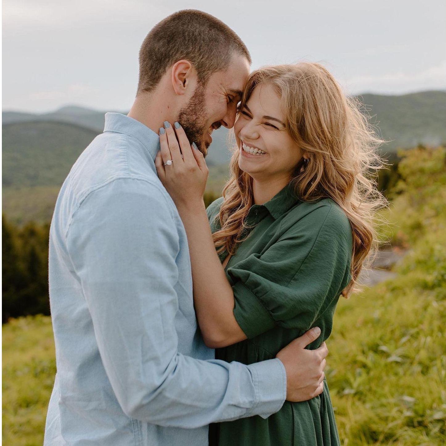Engagement photos in the Smokies by Morgan Augusta Images. June 2022.