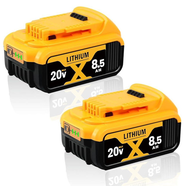 Simple Plus+ 20V 8.5Ah Replace for DeWalt 20v MAX Battery DCB206, Replace for DeWalt Battery 20V Max DCB206 DCB204 DCB203 DCB210DCB205, Compatible with 20Volt Cordless Power Tools
