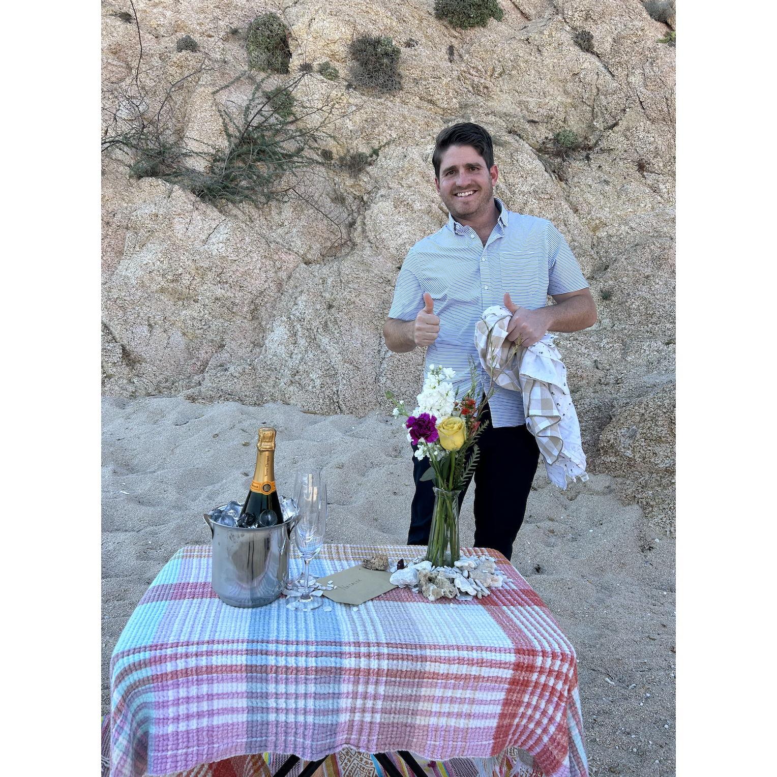 Our engagement in Cabo!