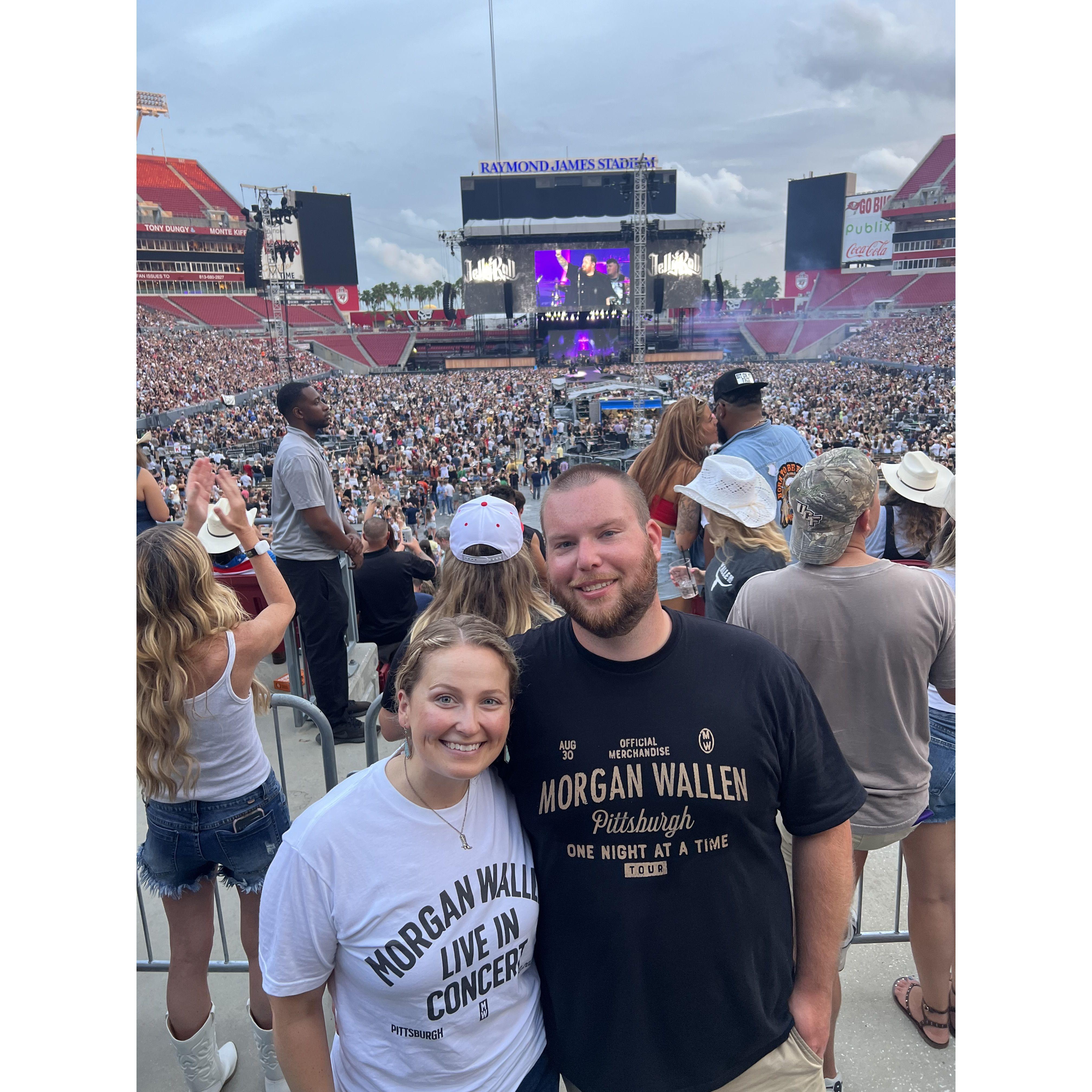 Trying to turn Joseph into a concert groupie like me 😆