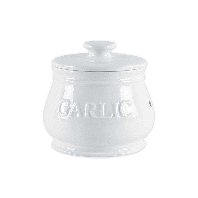 Everyday White by Fitz And Floyd Garlic Keeper