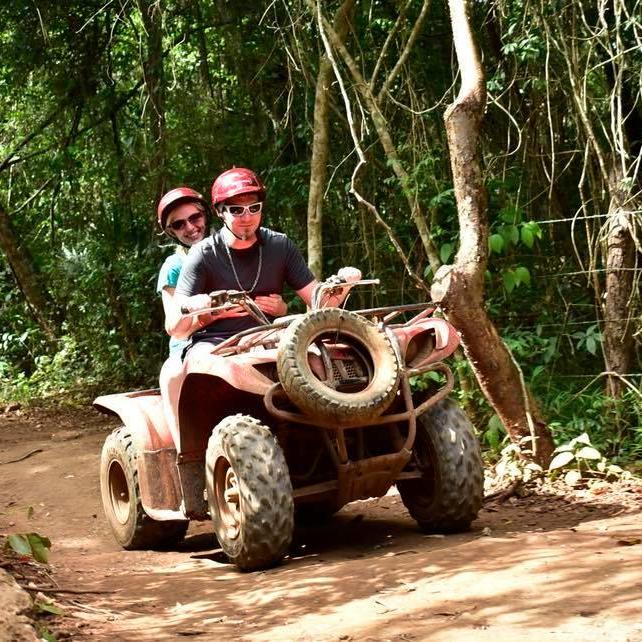 Riding ATV's!