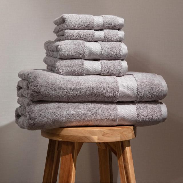 Fabdreams 6-Piece Certified Organic Cotton Bath Towel Set- Fabdreams