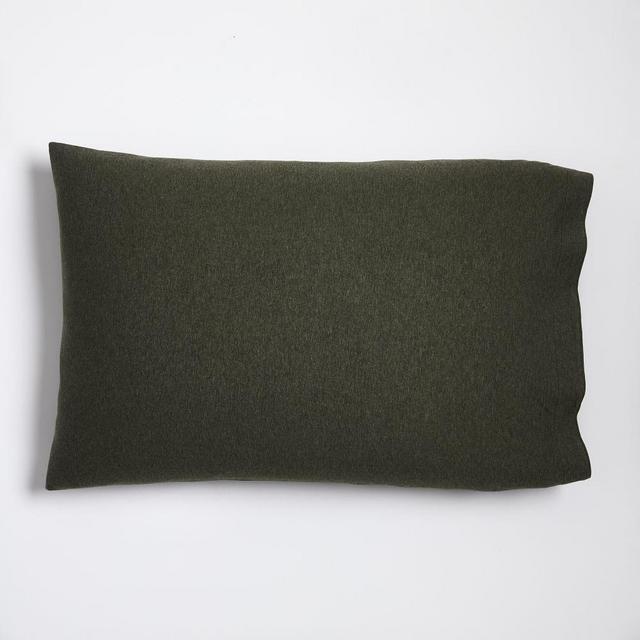 Jersey Sheet Set, King Pillowcase Set, Dark Olive