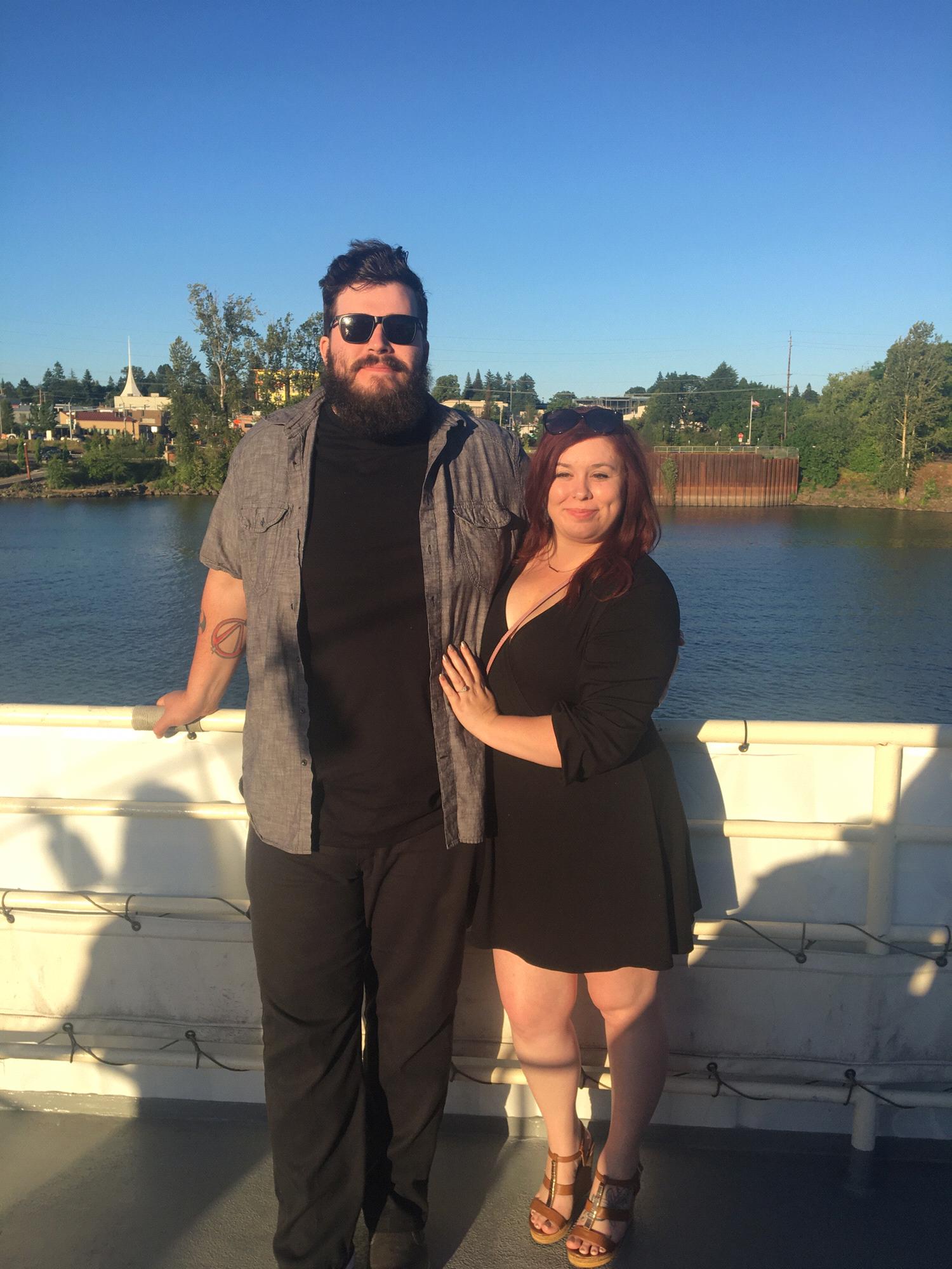 The night we got engaged.