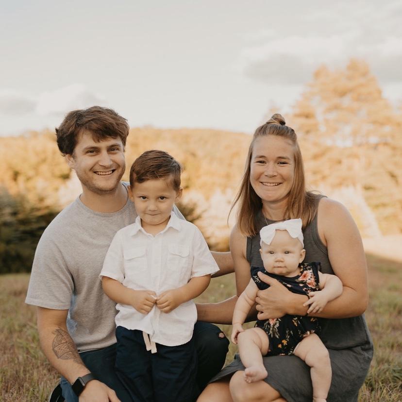 All 4 of us. Easton was 3 and Addie was just a couple months old