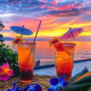 Cocktails & Sunset Drinks