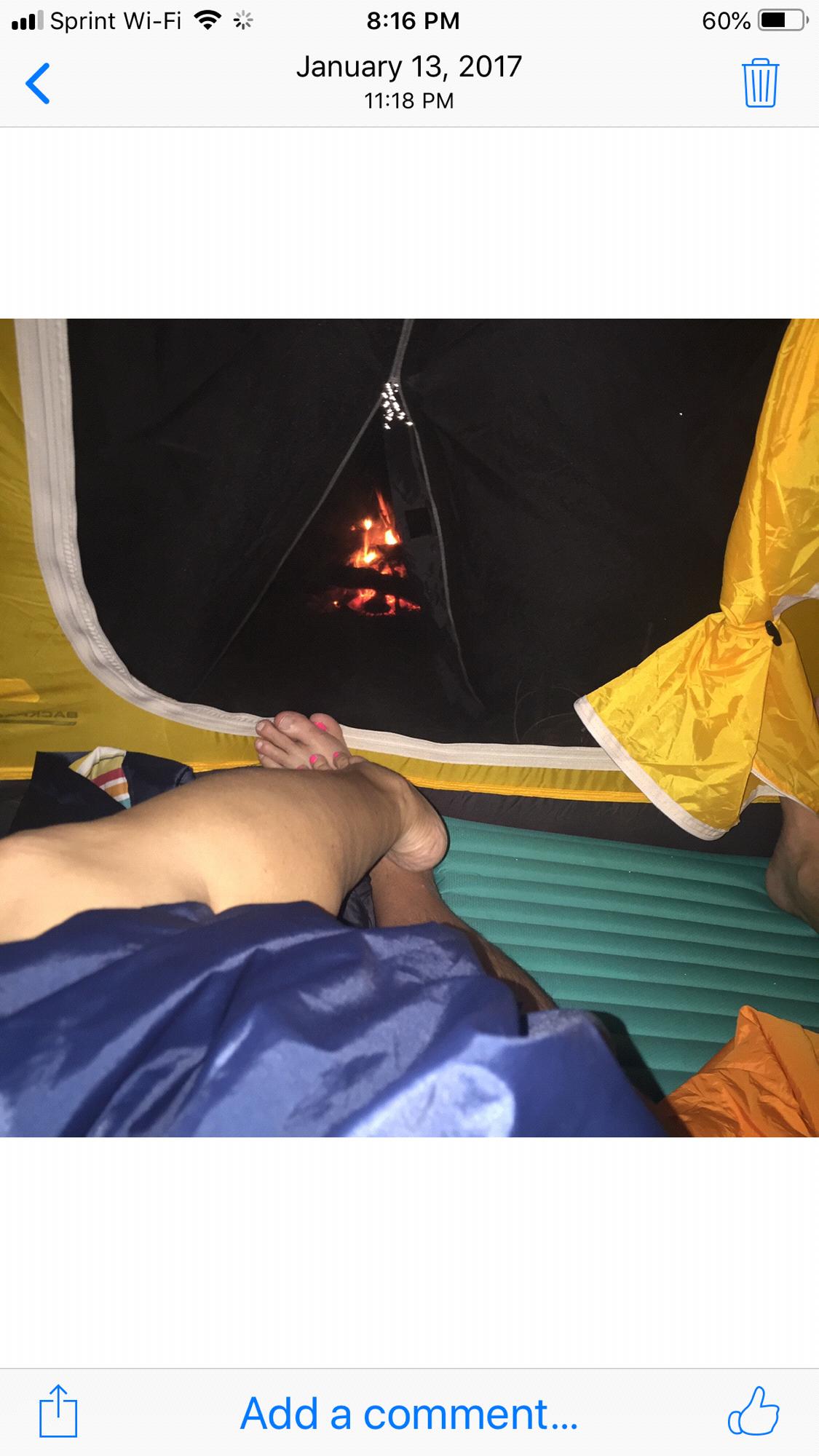 our first-time tent camping