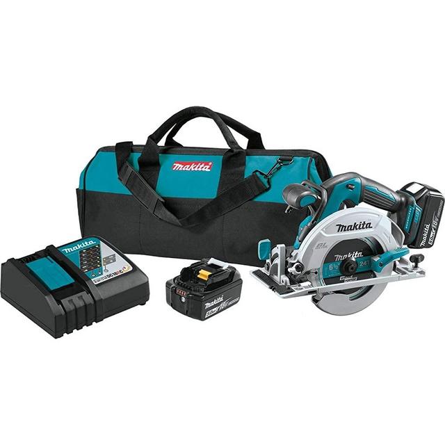 Makita XSH03T 18V LXT Lithium-Ion Brushless Cordless 6-1/2" Circular Saw Kit (5.0Ah)