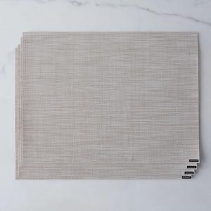 Neutral Basketweave Placemats (Set of 4)
