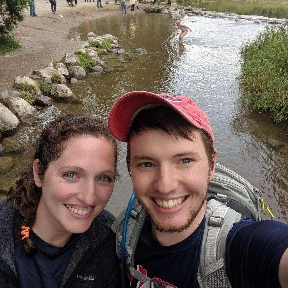 Summer of 2019 - Jared and Ashley moved to Moorhead, MN! Ashley took a job as a zoo vet tech in Fargo, ND and Jared took a job in IT support at a bank! Here we are at the Mississippi River headwaters.