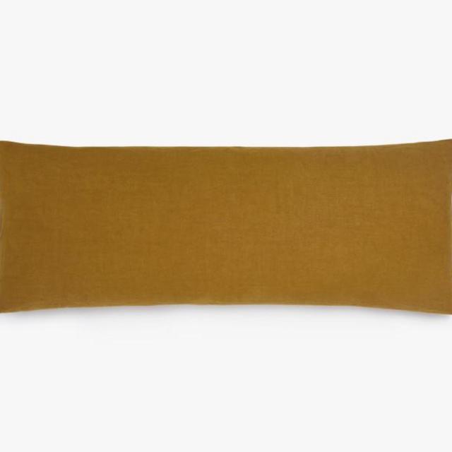 Vintage Linen Body Pillow Cover