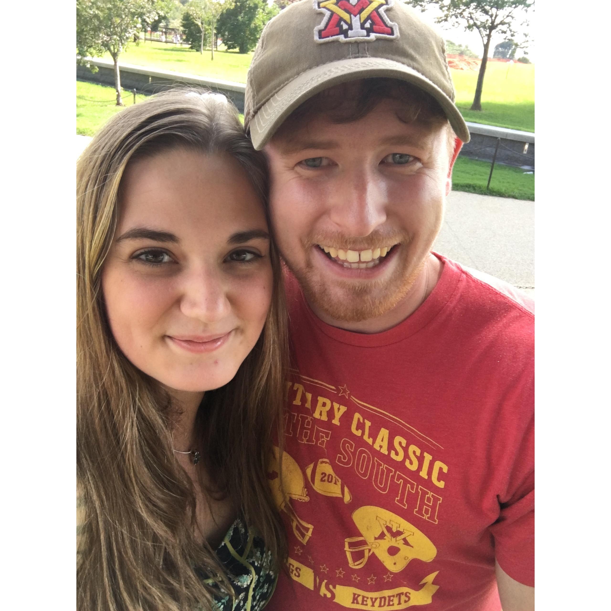 We took a day trip up to Washington D.C to visit the Natural History Museum. We're both museum nerds!