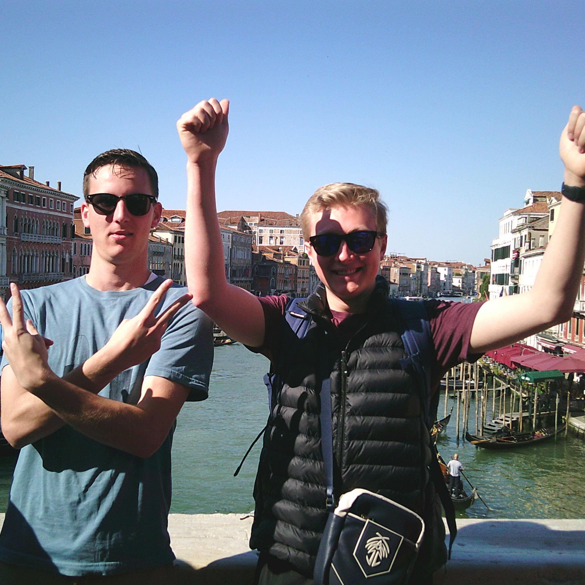 Abigail's first photo of Seth (she had to beg him to take this)