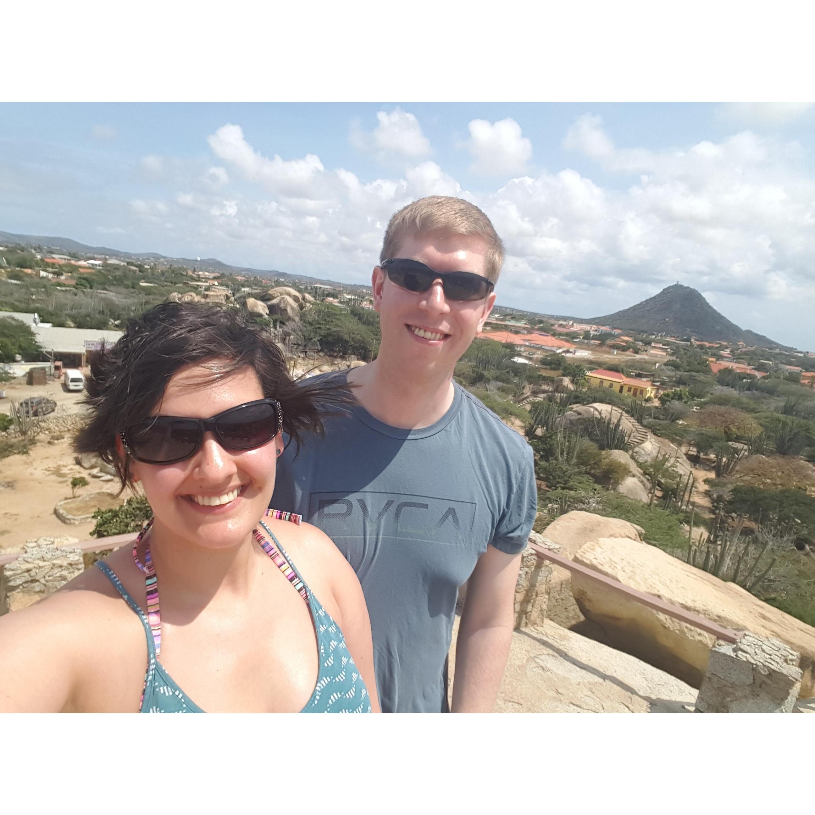 Aruba: climbing mountains. March 2017