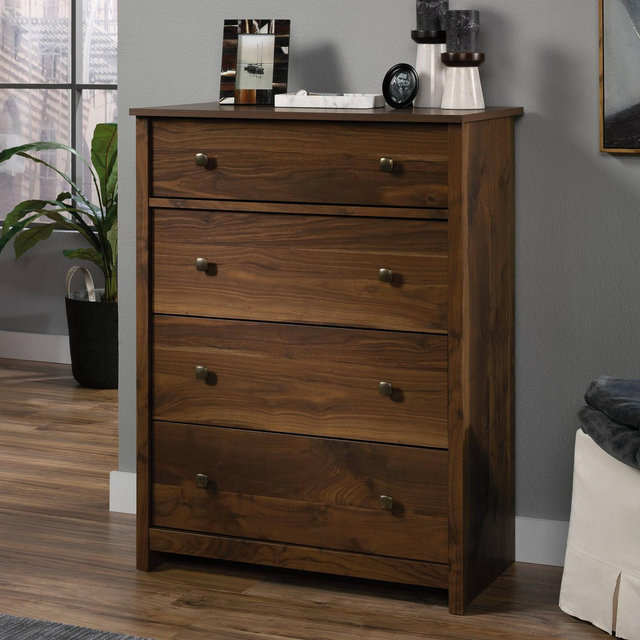 River Ranch 4 Drawer Chest Grand Walnut - Sauder