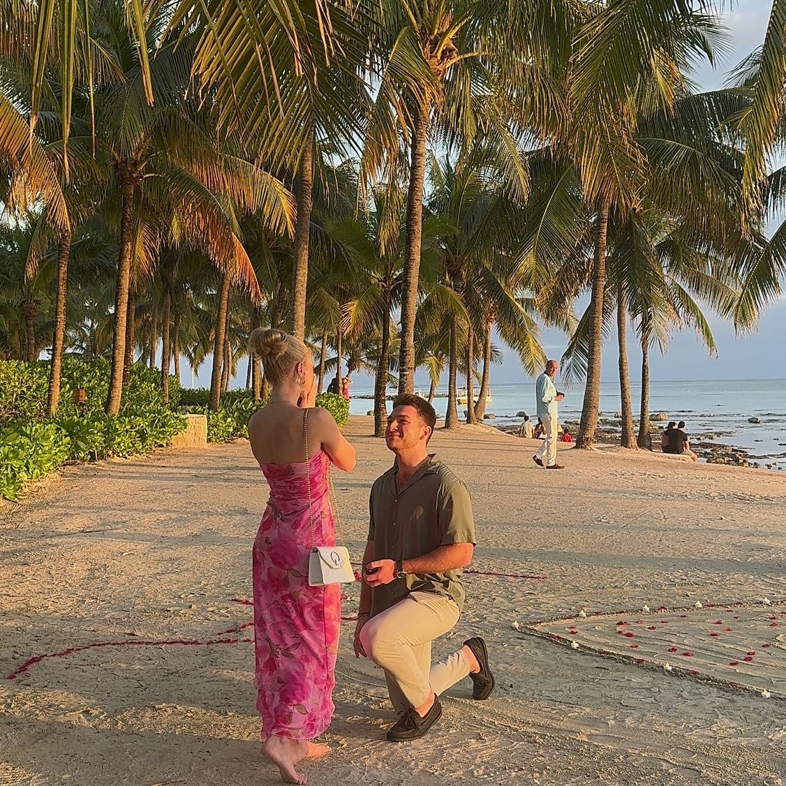 Viktor proposed! December 2023 in Mexico