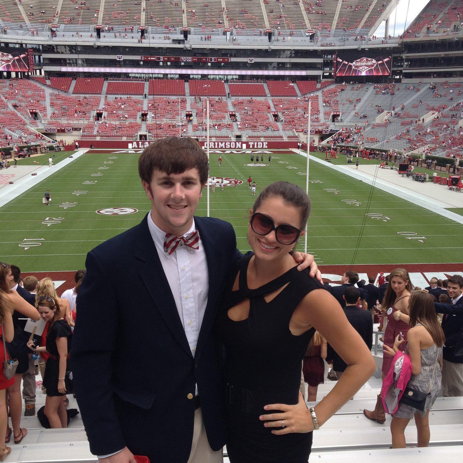 Scotty's first Alabama game as a student