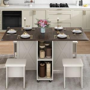 Collapsible Dining Table Set