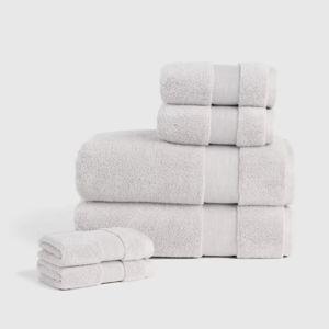 Turkish Classic Bath Towel Bundle (Silver)